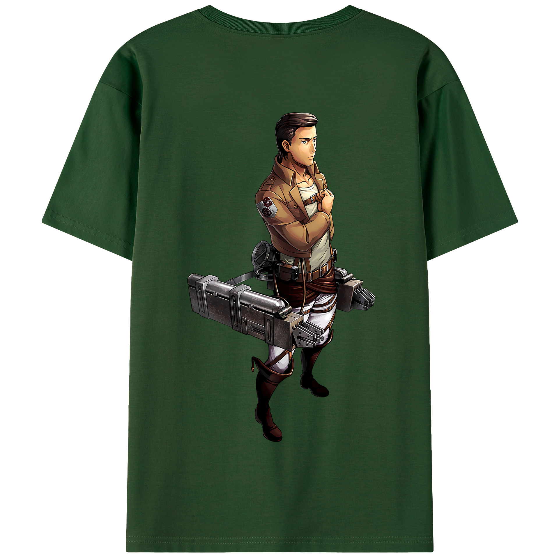 （画像用） 進撃の巨人 Attack on Titan 綿100％半袖Tシャツ（背面プリント）